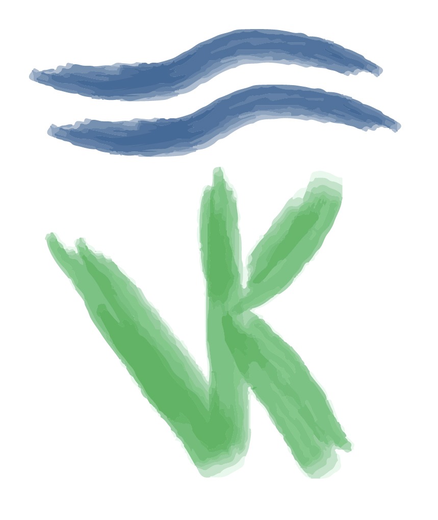 VK-Logo verde blu